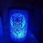 Metal Hand Painted Scent Diffuser With Lights 3.3oz photo review