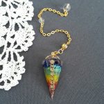 Orgonite Reiki Pendulum Natural Stone Chakra Amulet photo review