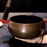 Unique Vintage 4 0 7 9 Tibetan Full Moon Singing Bowl For Sound Healing