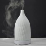 Essential Oil Fragrance Aromatherapy Diffuser Ceramic Fashionable Ultrasonic Air Humidifier for Home Bedroom Living Room 120ML 2