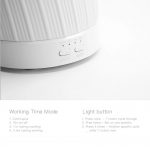 Essential Oil Fragrance Aromatherapy Diffuser Ceramic Fashionable Ultrasonic Air Humidifier for Home Bedroom Living Room 120ML 5