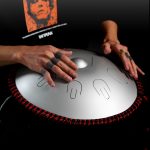 Hluru 2021 New Type Steel tongue drum 14 inch 9 note D minor handpan percussion instrument 1