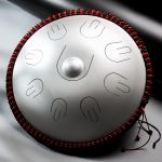 Hluru 2021 New Type Steel tongue drum 14 inch 9 note D minor handpan percussion instrument