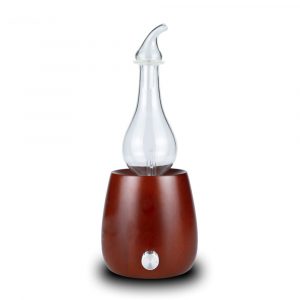 Round solid wood Waterless aromatherapy no water scent machine