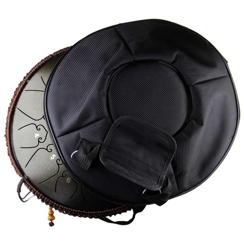 Tongue Drum 14 Inch 15 Notes Handpan Drum Tank Drum Chakra Drum for Meditation Yoga and 3