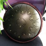 Tongue Drum 14 Inch 15 Notes Handpan Drum Tank Drum Chakra Drum for Meditation Yoga and 4