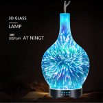 3D Fireworks Glass Aromatherapy Machines Air Humidifier Ultrasonic Essential Oil Aroma Diffuser Difusor 4 Timer BPA 1