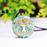Tree Of Life Orgonite Necklace Energy Crystal Pendant Healing Reiki Chakra Yoga Meditation Orgone Pendant 1