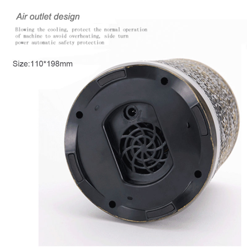 Essential Oil Diffuser Metal Ultrasonic Difusor Cool Mist Air Humidifier LED Light Quiet Shut Off Nano 1