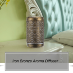 Essential Oil Diffuser Metal Ultrasonic Difusor Cool Mist Air Humidifier LED Light Quiet Shut Off Nano