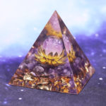 Healing Crystals Chakra Stones Emf Protection Orgone Pyramid Reiki Energy Meditation Pyramid For Positive Energy With 2