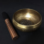 12cm New Design Nepal Chakra Yoga Singing Bowl Buddhism Brass Tibetan Bowls 2