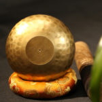 3 15 inch 8 CM Silent Mind Tibetan Singing Bowl Set Antique Design With Dual Surface 2