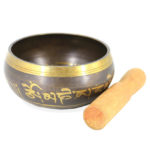 Handmade 3 15 Inch Tibetan Bell Metal Singing Bowl with Striker for Buddhism Buddhist Meditation Healing 4