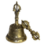 Tibetan Buddhist Meditation Bell and Dorje Set Shiplies Extra Loud Multi Purpose Hand Call Bell 8