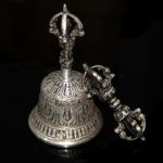 Tibetan Buddhist Meditation Bell and Dorje Set Shiplies Extra Loud Multi Purpose Hand Call Bell 9