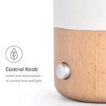 Waterless Nebulizing Essential Oil Diffuser Aromatherapy OAK Wood Handmade Ceramic LED Meditation Ambient Light Scent Fragrance 3