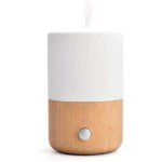 Waterless Nebulizing Essential Oil Diffuser Aromatherapy OAK Wood Handmade Ceramic LED Meditation Ambient Light Scent Fragrance.jpg 640x640